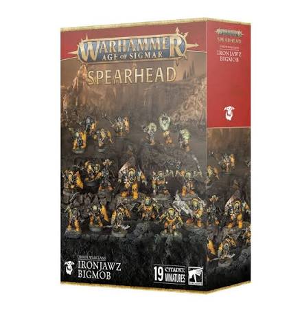 Warhammer Age Of Sigmar: Spearhead - Orruk Warclans Ironjawz Bigmob