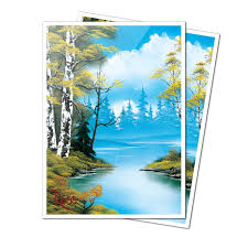 Ultra Pro: Bob Ross - Lakeside Path 105ct Apex Deck Protector Sleeves