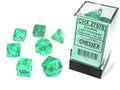 Borealis Luminary Polyhedral 7-Dice Set