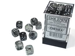 Chessex: 12mm D6 Dice Block