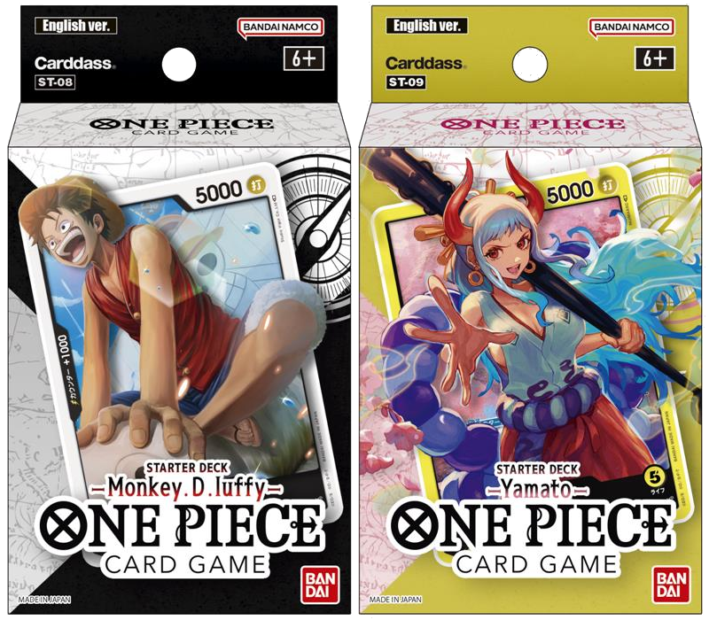 One Piece Starter Yamato and Luffy ST-08 and ST-09 ***Max 2 of each Per Person