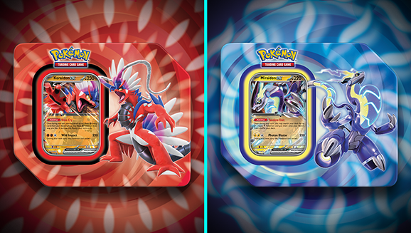 Paldea Legends Koraidon ex, Miraidon ex Tin