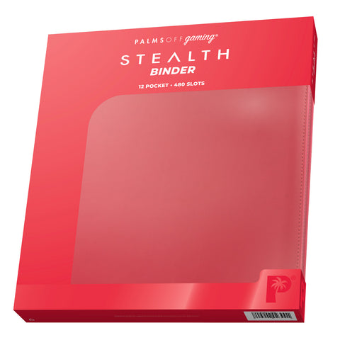 Palms Off Gaming: Stealth Binder Red 12 Pocket