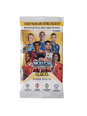 UEFA Match Attax Extra Champions League 24/25 Trading Card Booster