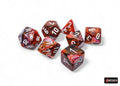Festive Luminary Polyhedral 7-Dice Set