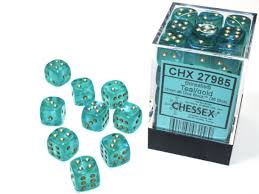 Chessex: 12mm D6 Dice Block