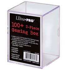 Ultra Pro: 2-Piece Clear 100+ Deck Box