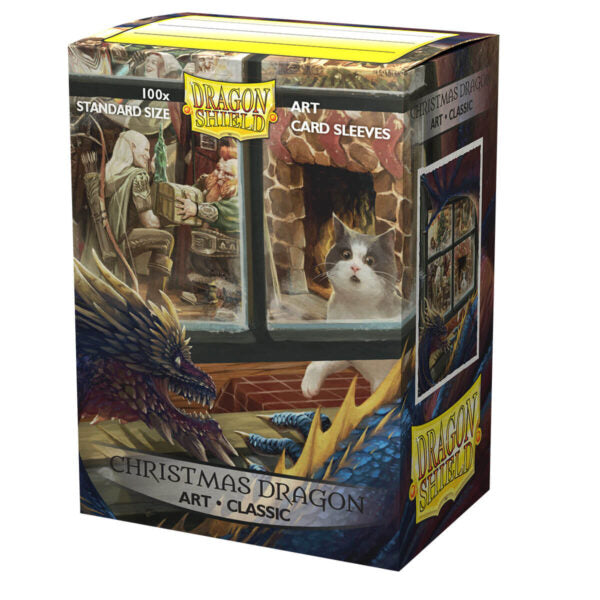 Dragon Shield Art Sleeves 100ct - Christmas Dragon, Classic