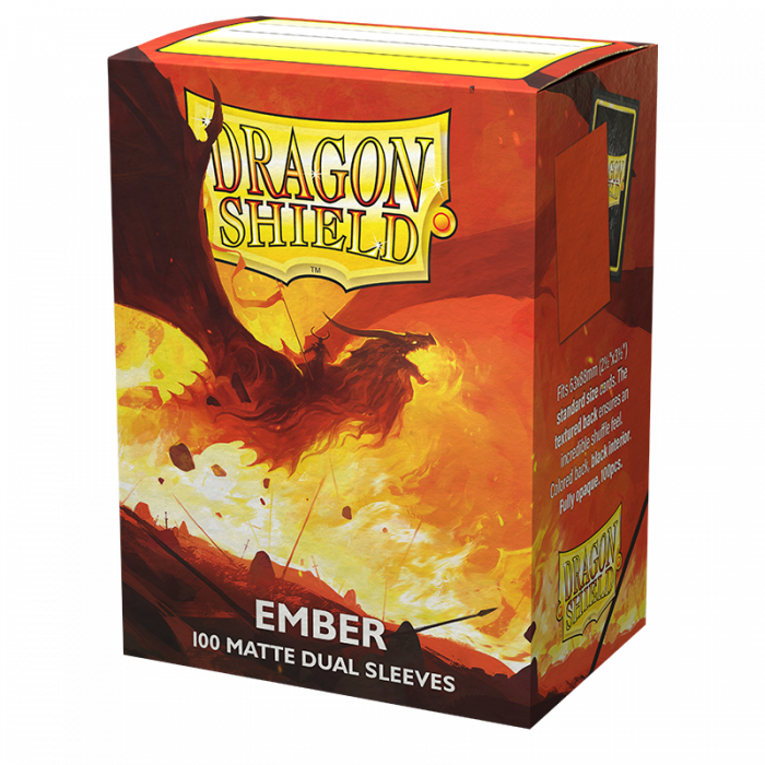 Dragonshield Standard 100ct - EMBER Dual Matte