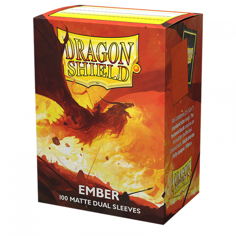 Dragonshield Standard 100ct - EMBER Dual Matte