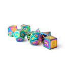 MDG Dice - Torched Rainbow (Metal)