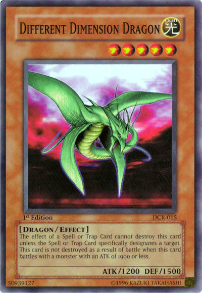 yugioh different dimension cards Different Dimension Dragon [DCR-015] Super Rare
