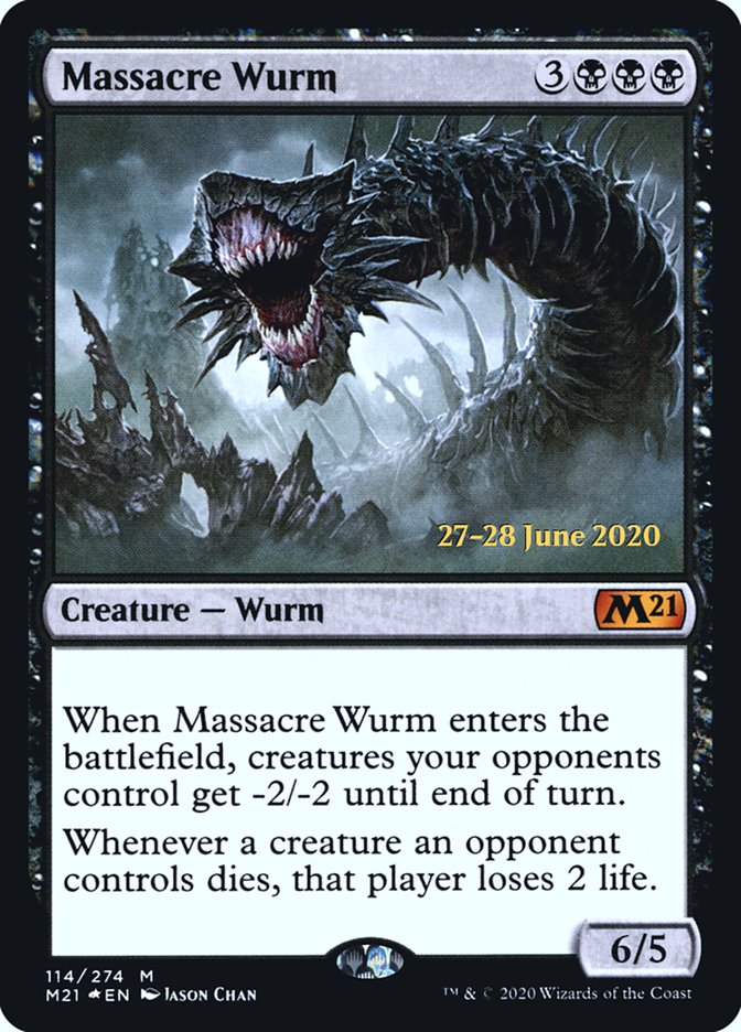 Massacre Wurm  [Core Set 2021 Prerelease Promos]