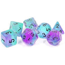 Dice Set - Peacock Glowworm