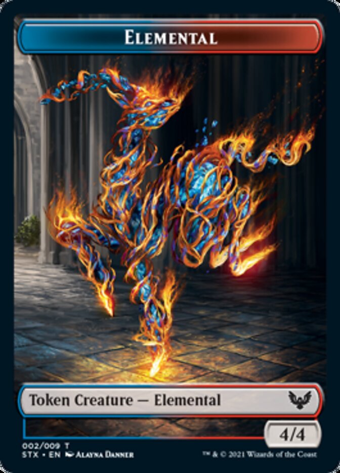 Elemental // Spirit Token [Strixhaven: School of Mages Tokens]