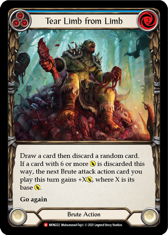 Tear Limb from Limb (Rainbow Foil) [MON222-RF] 1st Edition Rainbow Foil