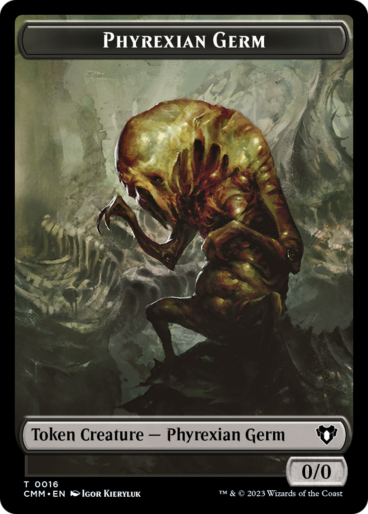 Phyrexian Germ Token [Commander Masters Tokens]
