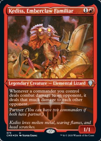 Kedniss, Emberclaw Familiar (Foil Etched) [Commander Legends]
