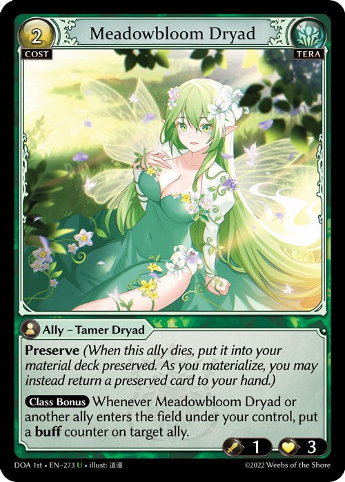 Meadowbloom Dryad (273) [Dawn of Ashes: 1st Edition]