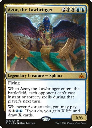 Azor, the Lawbringer [Rivals of Ixalan]