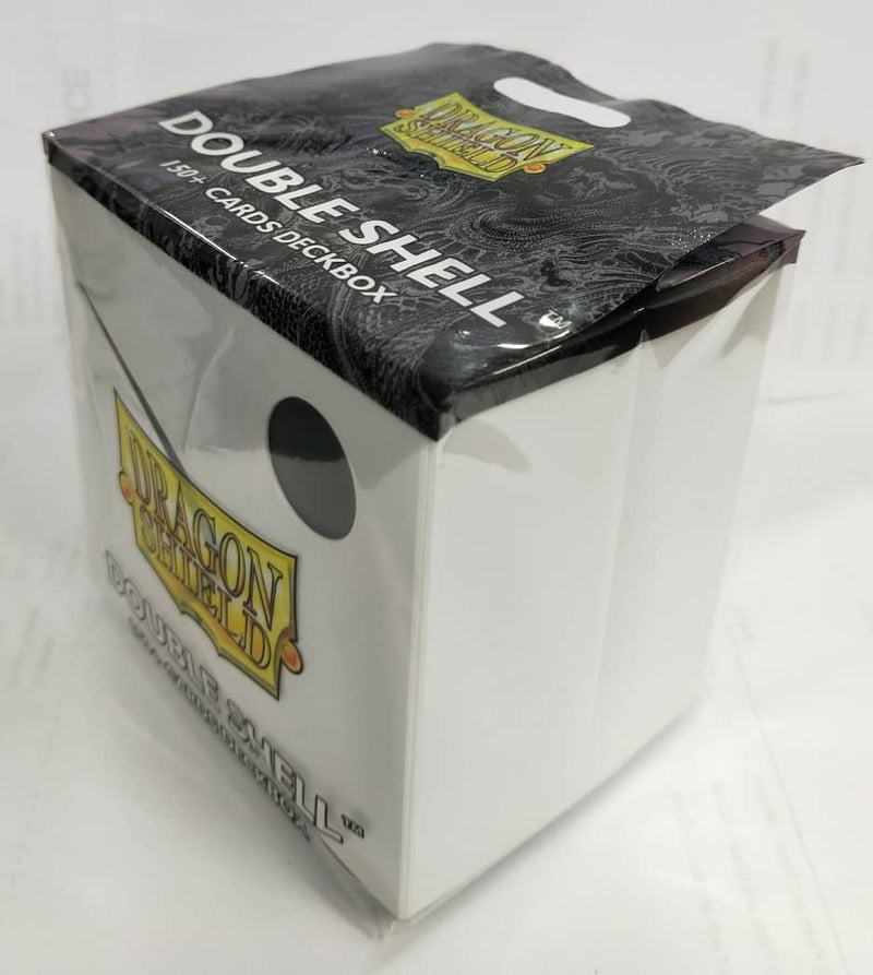 Dragonshield - Double Deck Shell - Ashen White