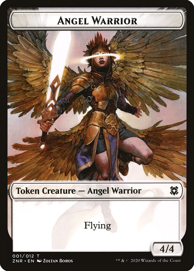 Angel Warrior Token [Zendikar Rising]