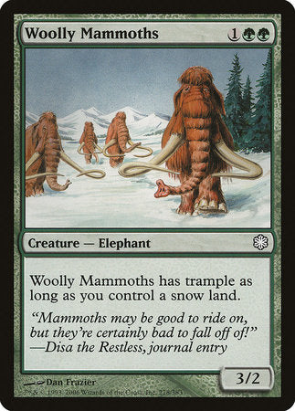 Woolly Mammoths [Coldsnap Theme Decks]