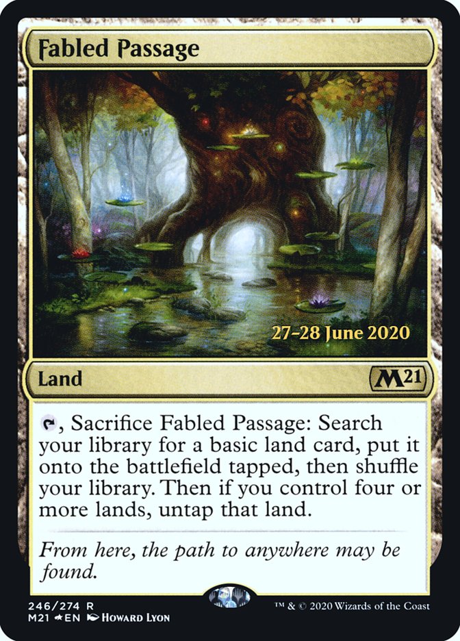 Fabled Passage  [Core Set 2021 Prerelease Promos]