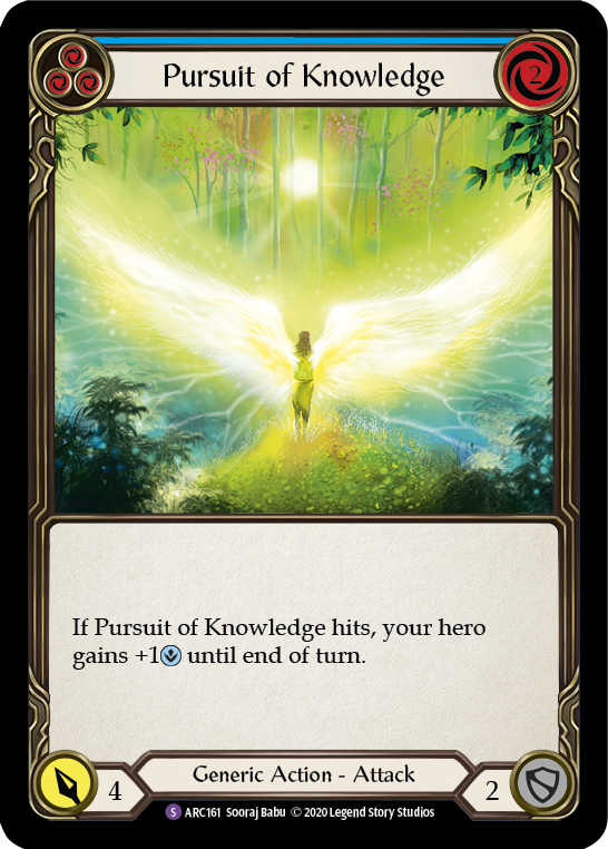 Pursuit of Knowledge [ARC161] Unlimited Edition Rainbow Foil