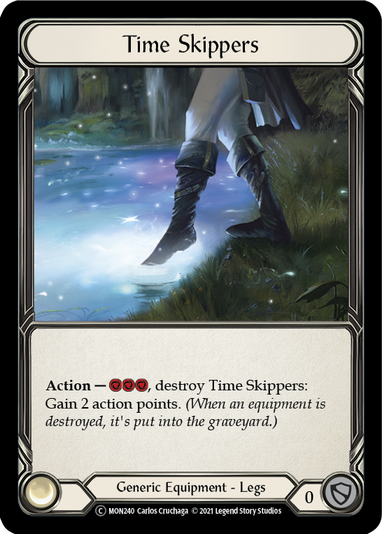 Time Skippers (Rainbow Foil) [U-MON240-RF] Unlimited Edition Rainbow Foil