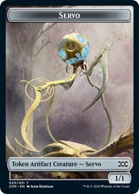 Servo // Treasure Double-sided Token [Double Masters Tokens]