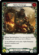 Alpha Rampage [WTR006-M] Alpha Print Rainbow Foil