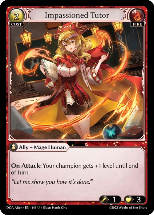 Impassioned Tutor (143) [Dawn of Ashes: Alter Edition]