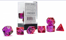 Chessex - Polyhedral 7-Die Set - Red+Violet/Gold