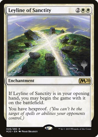 Leyline of Sanctity [Core Set 2020 Promos]