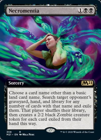 Necromentia (Extended Art) [Core Set 2021]