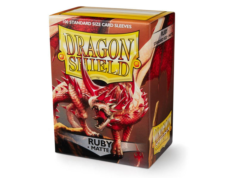 Dragonshield Sleeves 100 ct Standard - Ruby Matte