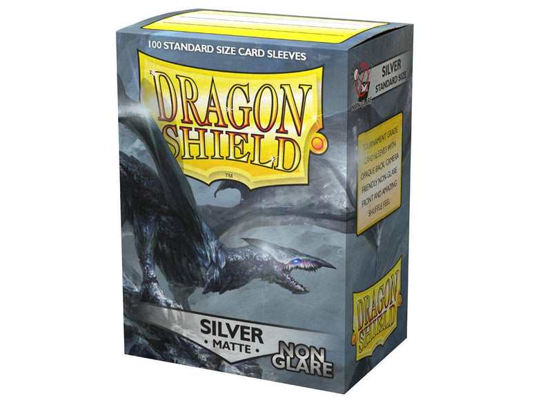 Dragonshield Sleeves 100 ct Standard - Silver Non-Glare Matte