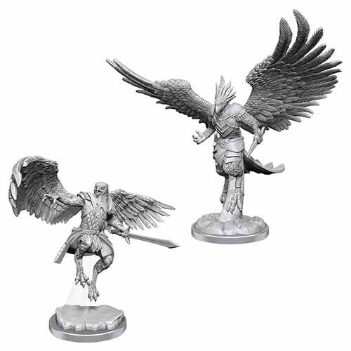 D&D Nolzur's Miniatures - Aarakocra Paladins