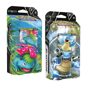 Pokemon TCG: Venusaur V & Blastoise V Battle Deck L4 Ship