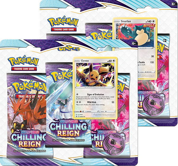 Pokemon TCG: Chilling Reign 3x Pack Blaster!