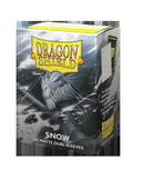 DRAGONSHIELD SLEEVES 100CT STANDARD - SNOW DUAL MATTE