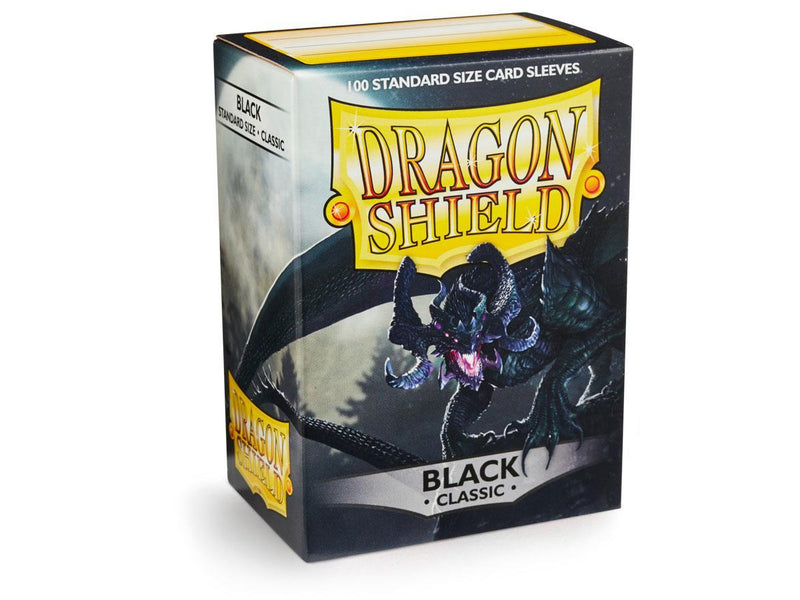 Dragonshield Sleeves 100 ct Standard - Black Classic
