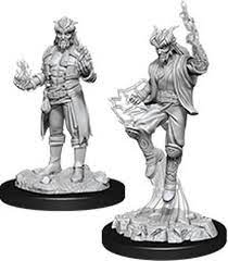 D&D Miniature Figurine - Tiefling Sorcerer