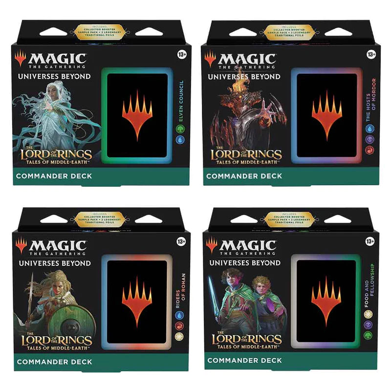 MTG Lord of the Rings - Commander Deck SET of 4