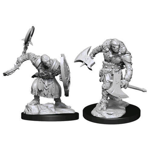 D&D Miniature Figurine - Warforged Barbarian