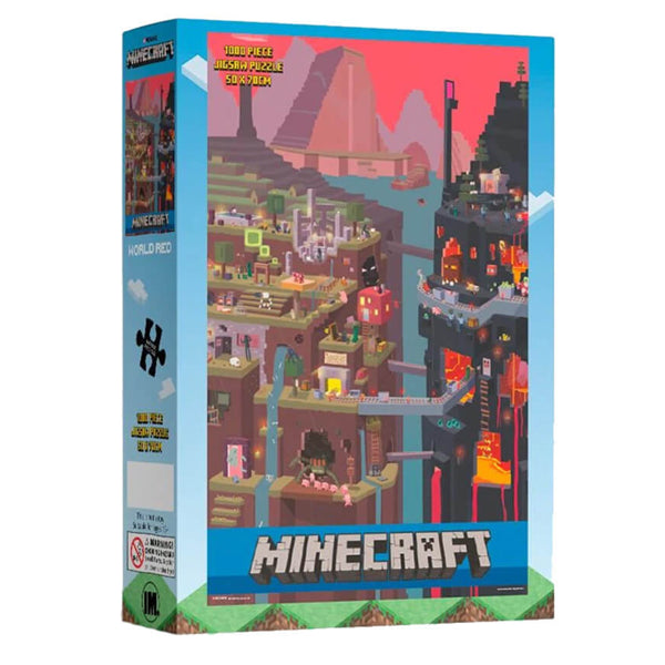 Minecraft - World Red 1000-Piece Puzzle