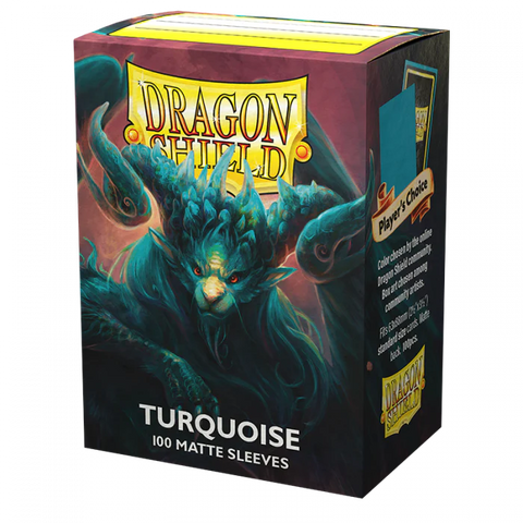 Dragonshield 100ct - Turquoise Matte