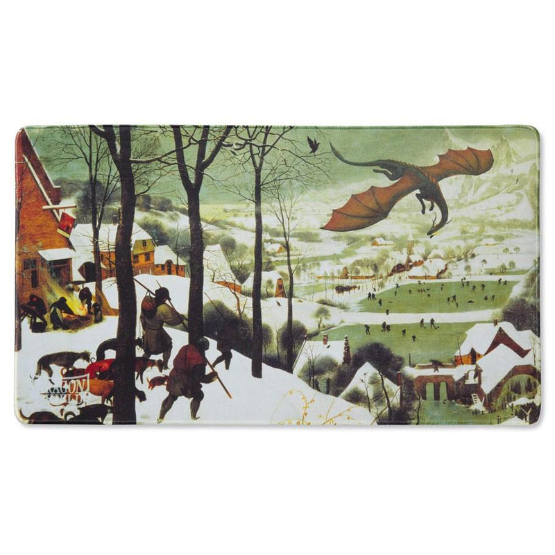 Dragonshield Playmat - Hunters in the Snow Art