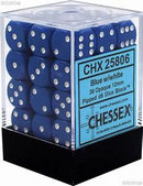 Chessex - Opaque 12mm  (36 Dice) Blue/white